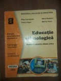 Educatie tehnologica. Manual pentru clasa a 8-a - Eliza Constantin, Felicia Visan