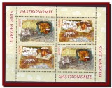 Romania - Europa 2005 - Gastronomie, bloc de 4 timbre LP 1683 a, MNH