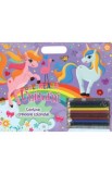 Coloreaza - Unicorni (creioane) - Editura Girasol