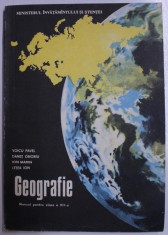 GEOGRAFIE - MANUAL PENTRU CLASA A VII -A de VOICU PAVEL si LETEA ION , 1992 foto