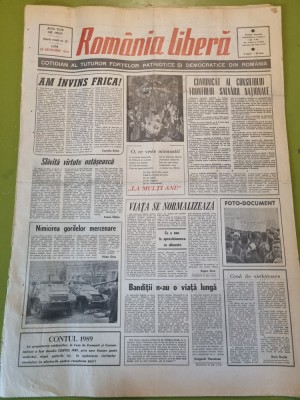 romania libera 25 decembrie 1989 - revolutia romana foto
