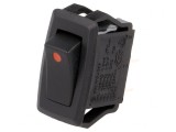 Intrerupator Balansoar ON-OFF 16A 250V Negru-Rosu