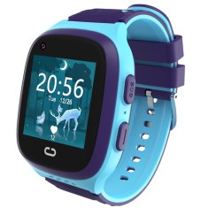 Ceas smartwatch copii, Valdus LT31E, Nano SIM 4G, functie telefon, apel video, GPS, buton SOS, albastru