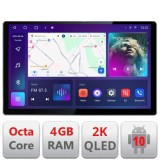 Navigatie dedicata Edonav Peugeot Bipper, Citroen Nemo, Fiat Qubo 2008-2017, Ecran 2K QLED 13&quot;,Octacore,4Gb RAM,32Gb Hdd,4G,360,DSP,Carplay,Bluetooth