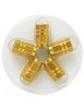 Capace valva roata hexagonal din aluminiu Gold