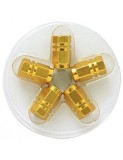 Capace valva roata hexagonal din aluminiu &ndash; Gold