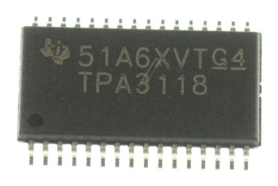 TPA3118 CI AMPLIFICATOR AUDIO, SMD HTSSOP-32 TPA3118D2DAP Circuit Integrat TEXAS-INSTRUMENTS foto