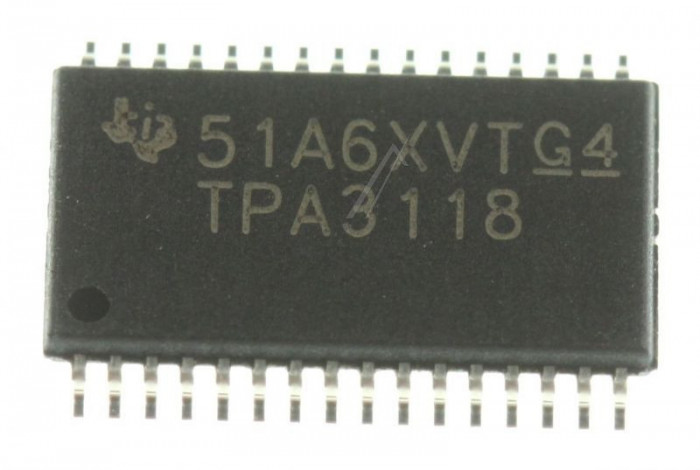TPA3118 CI AMPLIFICATOR AUDIO, SMD HTSSOP-32 TPA3118D2DAP Circuit Integrat TEXAS-INSTRUMENTS