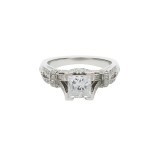 Inel aur 18k cu diamante naturale 1,44ct