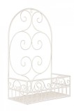 Etajera fier alb Emily 40x21x61 cm