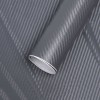 Folie colantare auto Carbon 3D - Antracit (3m x 1,27m), AVEX
