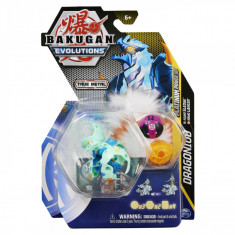 Bakugan Platinum Powerup S4 Dragonoid Nano Sledge Si Nano Lancer foto
