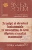 Principii si structuri fundamentale in matematica de liceu - Algebra si analiza matematica