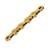 Cumpara ieftin Lant Bicicleta KMC X12 Ti-N, 12 Viteze, 1/2X11/128 Inch, 126 Zale, Auriu Ultimate FactoryBikes