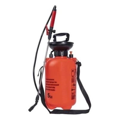 Pompa de stropit manuala tip vermorel, capacitate 5L, pentru gradina, pomi, legume, rosu foto