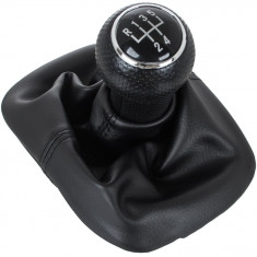 Nuca schimbator de viteze cu manson, Modecar, 5 viteze, Compatibil Seat Alhambra, 12 mm, Negru/Crom