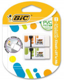 Bic Set 2 Radiere Plast Office Mini 937347