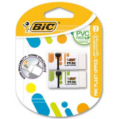 Bic Set 2 Radiere Plast Office Mini 937347