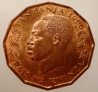 1.926 TANZANIA 5 SENTI 1966 XF foto