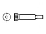 Șurub oțel M3 x 7mm HEX 2mm