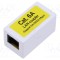 Cuplor RJ45 alb GEMBIRD Cat 6a 8p8c conexiune 1:1