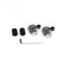 Set 2 Capete Ghidon Moto Argintiu 13-17mm Diametru 35mm Universal