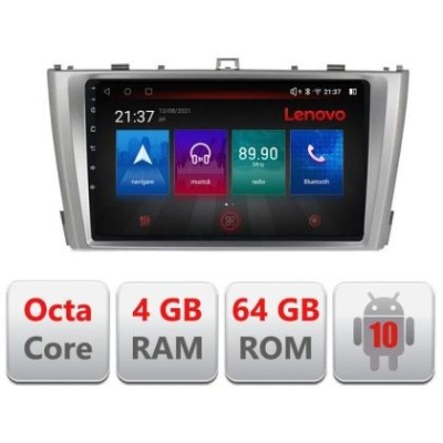 Navigatie Toyota Avensis 2009-2015 E-TY12 Octa Core cu Android Radio Bluetooth Internet GPS WIFI DSP 4+64GB 4G CarStore Technology foto