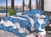 Lenjerie de pat pentru o persoana cu 2 huse de perna dreptunghiulara, Priya, bumbac mercerizat, multicolor
