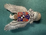 Insigna pilot militar Mihai 1 perioada 1940 1941 1947 varianta argint