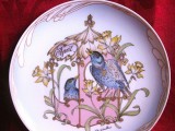 FARFURIE DECORATIVA PORTELAN HUTSCHENREUTHER DECOR OLE WINTHER LUNA APRILIE GRAUR SI NARCISE