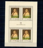 Cehoslovacia 1968 - Picturi, arta, minicoala neuzata