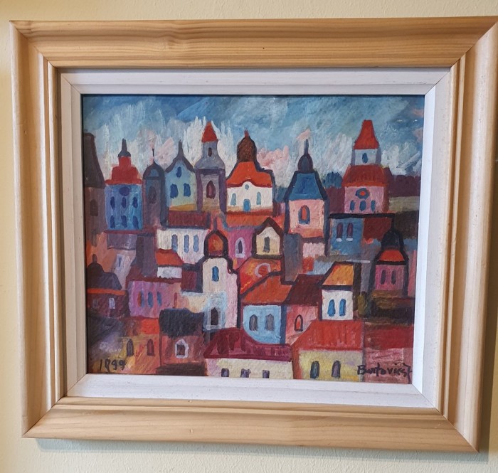 Picturi Oradea / peisaje citadine Oradea / monumente Oradea / cladiri Oradea