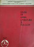 Studii de limba, literatura si folclor, (Resita 1969, istorie, Banat, Caras)