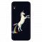 Husa silicon pentru Apple Iphone XR, Unicorn Shitting Rainbows