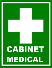 Placuta pentru cabinet medical foto