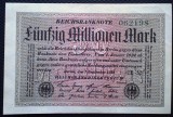 16. GERMANIA 50 MILIOANE MARCI 50 MILLIONEN MARK 1.09.1923 SR. 198