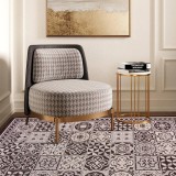 Covor Model Flex 19632, 80, Marime 75 x 200 cm, Gri, Inaltime Fir Tesatura plata, Antialergic, Polipropilena, Bucatarie
