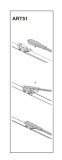 Cumpara ieftin Stergator parbriz sofer FIAT STILO (192) 06 2006,z 22 COD:ART51