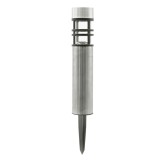 Lampa solara LED Hoff, plastic si otel inoxidabil, H 40.5 cm, gri, exterior