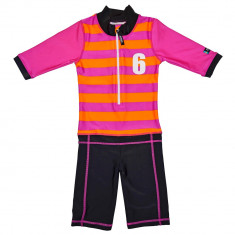 Costum de baie Sport pink marime 86- 92 protectie UV Swimpy for Your BabyKids foto