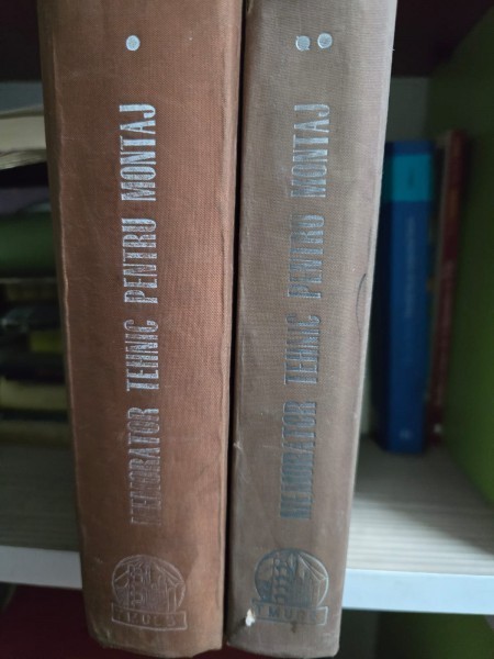 Memorator tehnic pentru montaj 2 volume