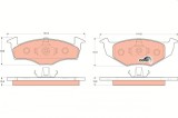 TRW GDB1306 COTEC set placute frana,frana disc