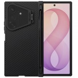 Husa MagSafe pentru Samsung Galaxy Z Fold8 Ultra F976, Nillkin, CamShield Pro with Transparent Black Lens Cover and S-Pen Holder, Neagra