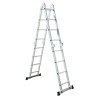 Scara Multifunctionala Aluminiu 4 Segmente 4.6m, 18 Trepte, Sarcina Max 150kg, Antialunecare, Compacta