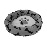 Pat Rotund Gri cu Model Oase pentru C&acirc;ini &Oslash;60cm, CMCLASS