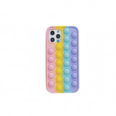 Husa de protectie POP IT compatibila cu IPhone 12 / 12 Pro , Multicolor