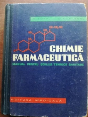 Chimie farmaceutica. Manual pentru scolile tehnice sanitare- V. Zota, D. Oteleanu foto