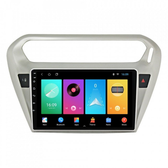 Navigatie dedicata cu Android Peugeot 301 dupa 2012, 2GB RAM, Radio GPS Dual