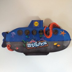 album complet colectie jucarii figurine lidl stikeez submarin ocean 2015