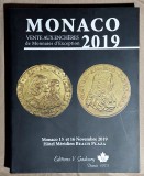 Monaco 2019 Vente aux encheres de Monnaies d&#039;Exception